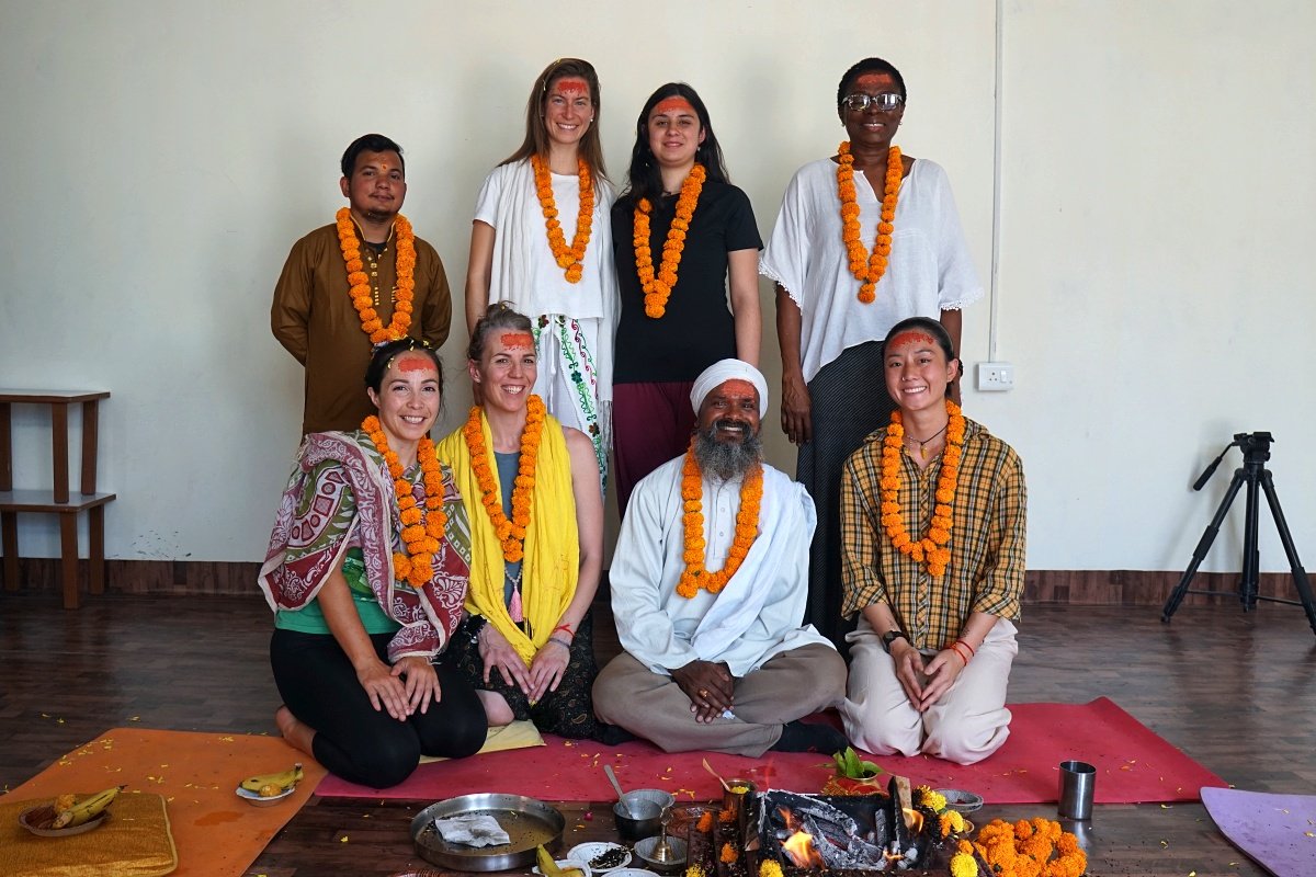Guru-shishya fire ceremony at graduation